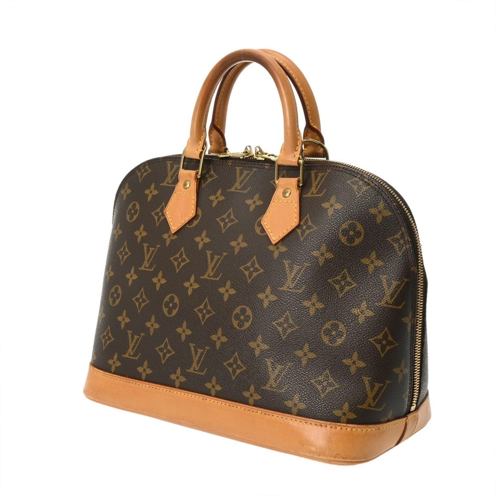 Louis Vuitton Handbag Monogram Canvas Brown Alma Brown